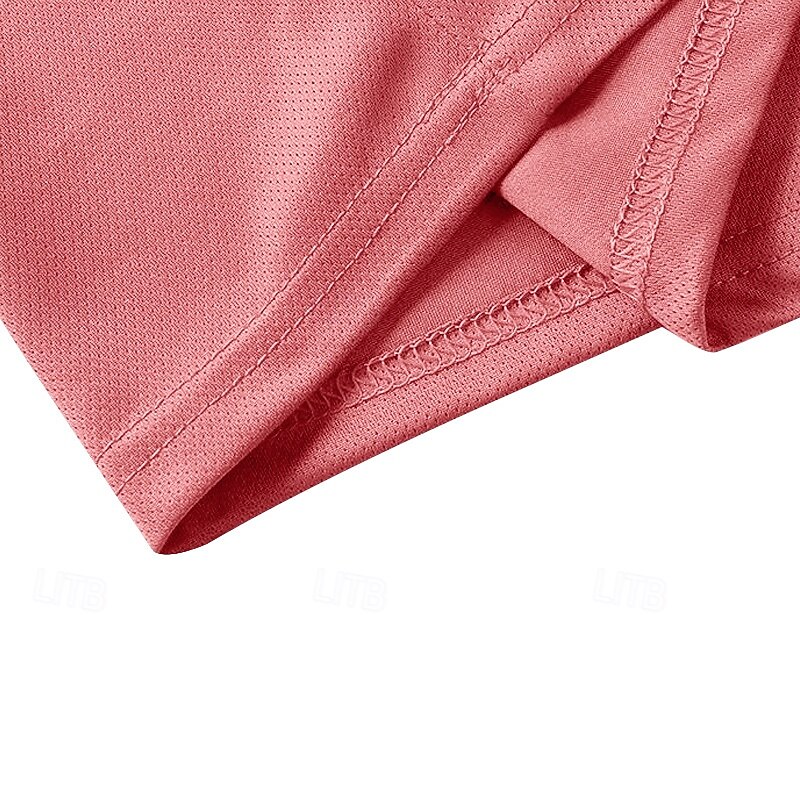 Multi Packs 2pcs Men's Lapel Short Sleeves White+Pink Button Up Polos Golf Shirt Golf Polos Shirts Plain Vacation Daily Wear Polyester Summer 2025 - $22.99 –P11
