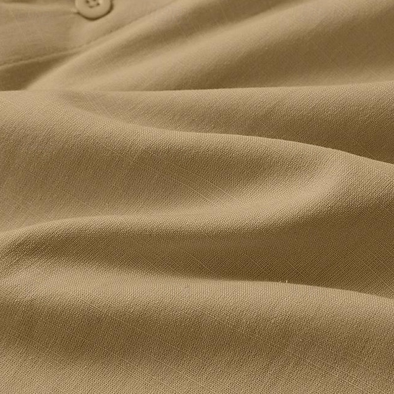 Per uomo Camicia Camicia con colletto alla coreana Camicia Estiva Abbigliamento da spiaggia Camicia casual Camicia con Bottoni Semplice Vacanza Ferie Bianco Azzurro cielo Verde Cachi Manica Lunga del 2025 a $23.99 –P3