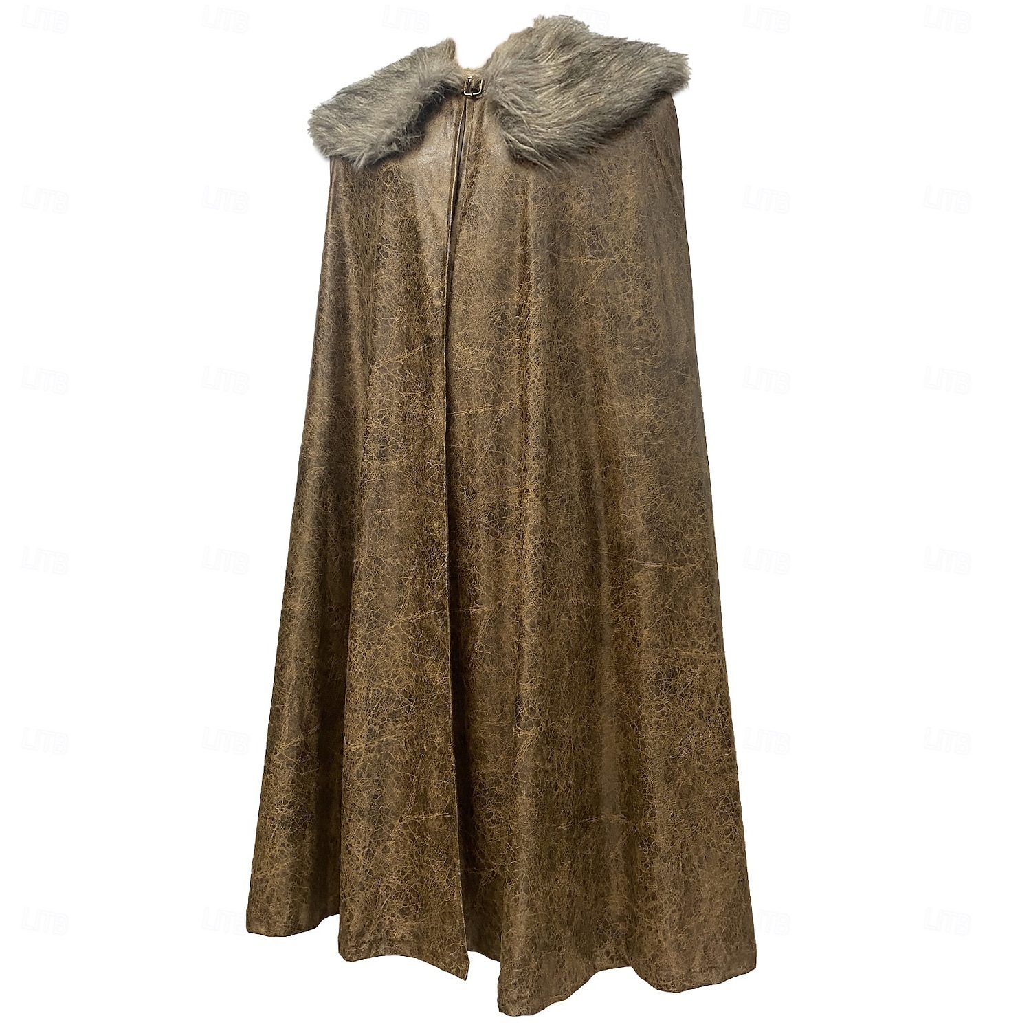 Retro Vintage Mittelalterlich Umhang Maskerade Pirat Wikinger Aristokrat Kostüm Herren Vikinger Karneval Neujahr Maskerade Veranstaltung / Fest Erwachsene Umhang Herbst Winter 2025 - $62.99 –P10