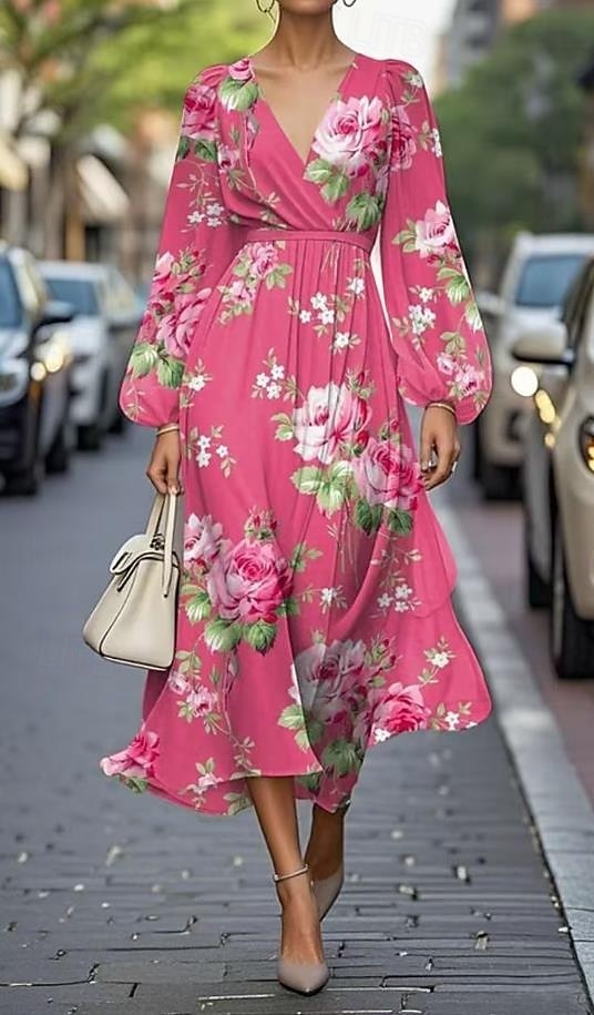 Per donna Abito maxi Abito Pieghettato Abito aderente Abito aderente e svasato Compleanno Casual Formale Ufficio Data Vestibilità regolare Floreale Grafico Senza Maniche Scollo a V blu navy Champagne del 2025 a $34.99 –P2