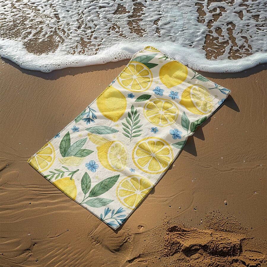 telo mare stampato, telo mare leggero e anti-sabbia ad asciugatura rapida, ideale per viaggi, piscina e uso all'aperto del 2025 a $10.99 –P13