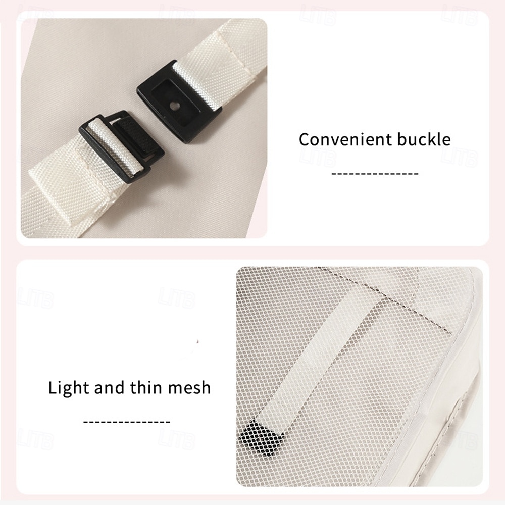 Compression Packing Cubes Set for Travel, Foldable Luggage Organizer Bags, Portable Toiletry and Makeup Bag, Multi-Functional Clothes Storage Pouches for Business Trips and Vacations 2025 - $9.99 –P7