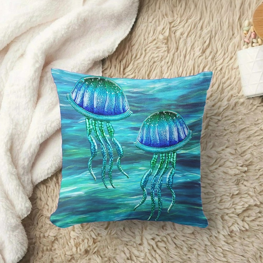 Capa de Almofada Decorativa Caranguejo do Oceano 1PC Case de Almofada Quadrada Macia para Sofá de Quarto Sala de Estar Cadeira de 2025 por $12.99 –P5