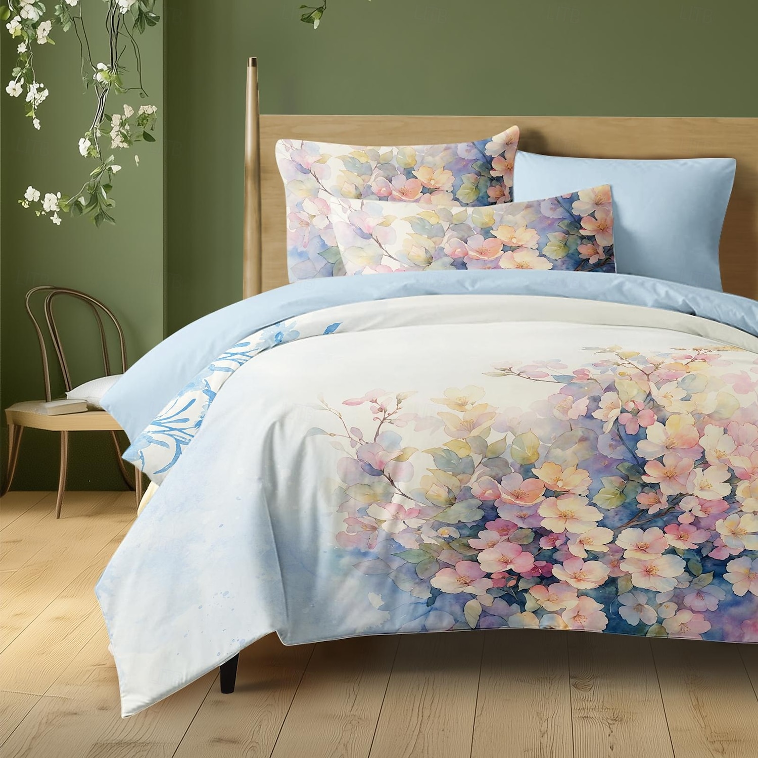 Floral Duvet Cover Set 100% Cotton Soft and Breathable Bedding Featuring Colorful Flowers Lightweight and Durable Quilt Cover Comfortable for All Seasons Easy to Care 2025 - $60.99 –P5
