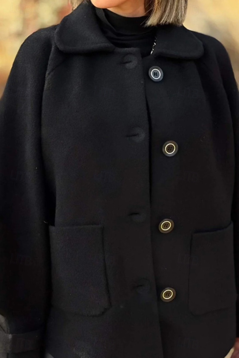 Pentru femei Bluză Simplu Modern Casual Manșon Lung Guler Cămașă Topuri obișnuite Zilnic Concediu Nasturi Buzunar Asimetric Negru Alb Galben Roz Îmbujorat Trifoi Vară 2025 - $25.99 –P6