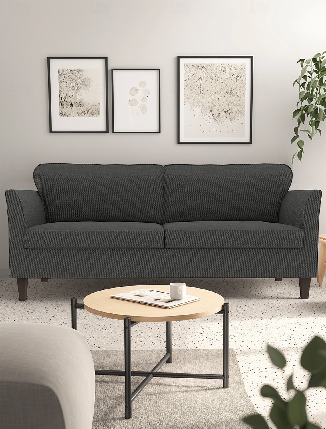 2-sits sofföverdrag blommigt quiltat 100 % bomullsöverdrag ekholmacover litb prime överdrag 2025 - $151.99 –P5