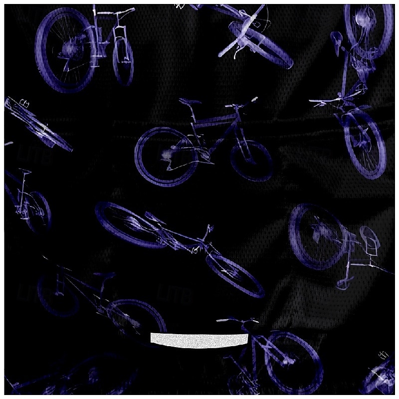 Voor heren Wielrenshirt Korte mouw Fietsen T-shirt Shirt met 3 achterzakken Bergracen Ademend Sneldrogend Anatomisch ontwerp Lampenkatoen Geel Blauw Paars Sport Kleding 2025 - $25.99 –P3