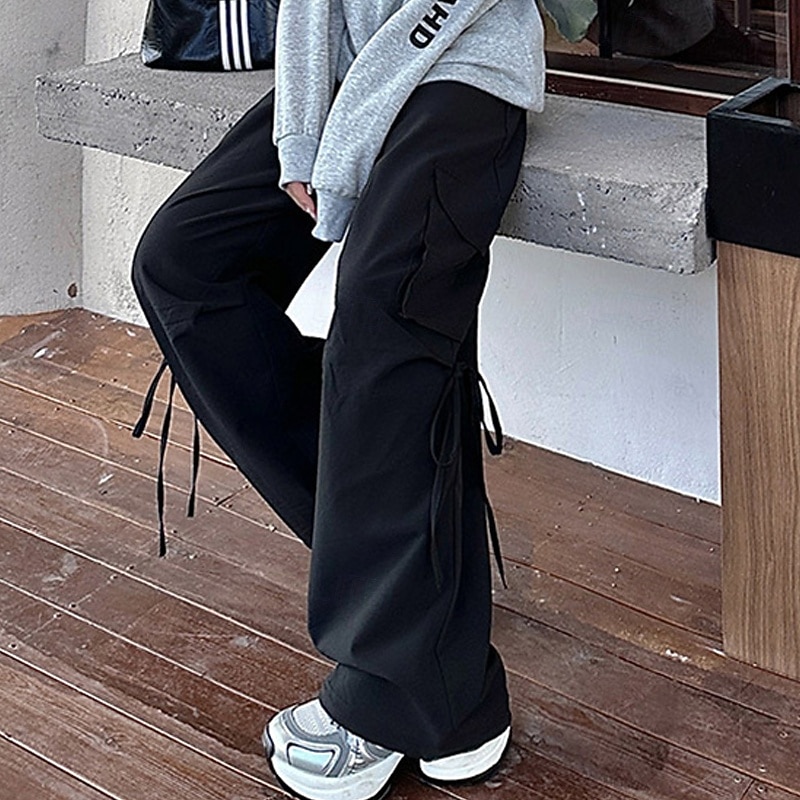 Women's Cargo Pants Hiking Pants Trousers Tactical Pants Outdoor Regular Fit Waterproof Pants / Trousers Drawstring Elastic Waist Black Red Hunting Climbing Camping / Hiking / Caving S M L XL 2025 - $22.99 –P9