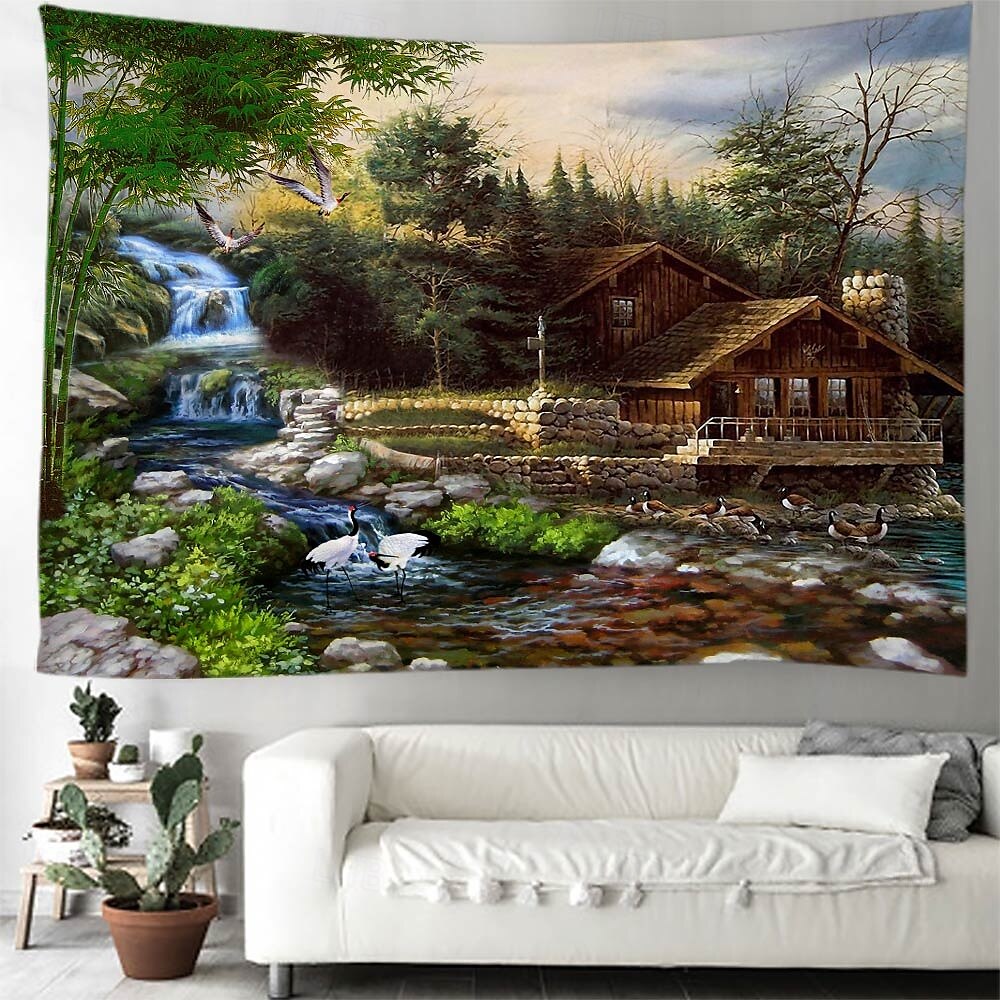 Plant and animal landscapes Tapestry Mural Decor Photograph Backdrop Blanket Curtain Home Bedroom Living Room Decoration 2025 - $13.99 –P4