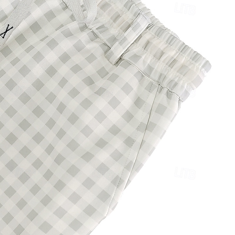 Herren Anzughose Hose Freizeithose Kordelzug Elastischer Bund Gerader Schnitt Einfach Komfort Weich Volle Länge Outdoor Geschäft Täglich Mode Streetwear Hellkaki Weiß 2025 - $22.99 –P2