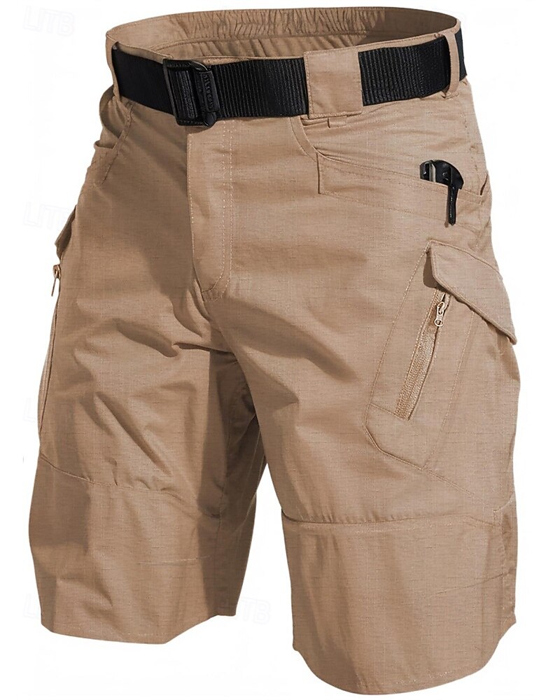 Herren Laufshorts Cargohosen Wandershorts Militär Außen Normale Passform Schnelltrocknend Shorts Dunkelgrau Schwarz Jagd Klettern Laufen 30 32 34 36 38 2025 - $21.99 –P3