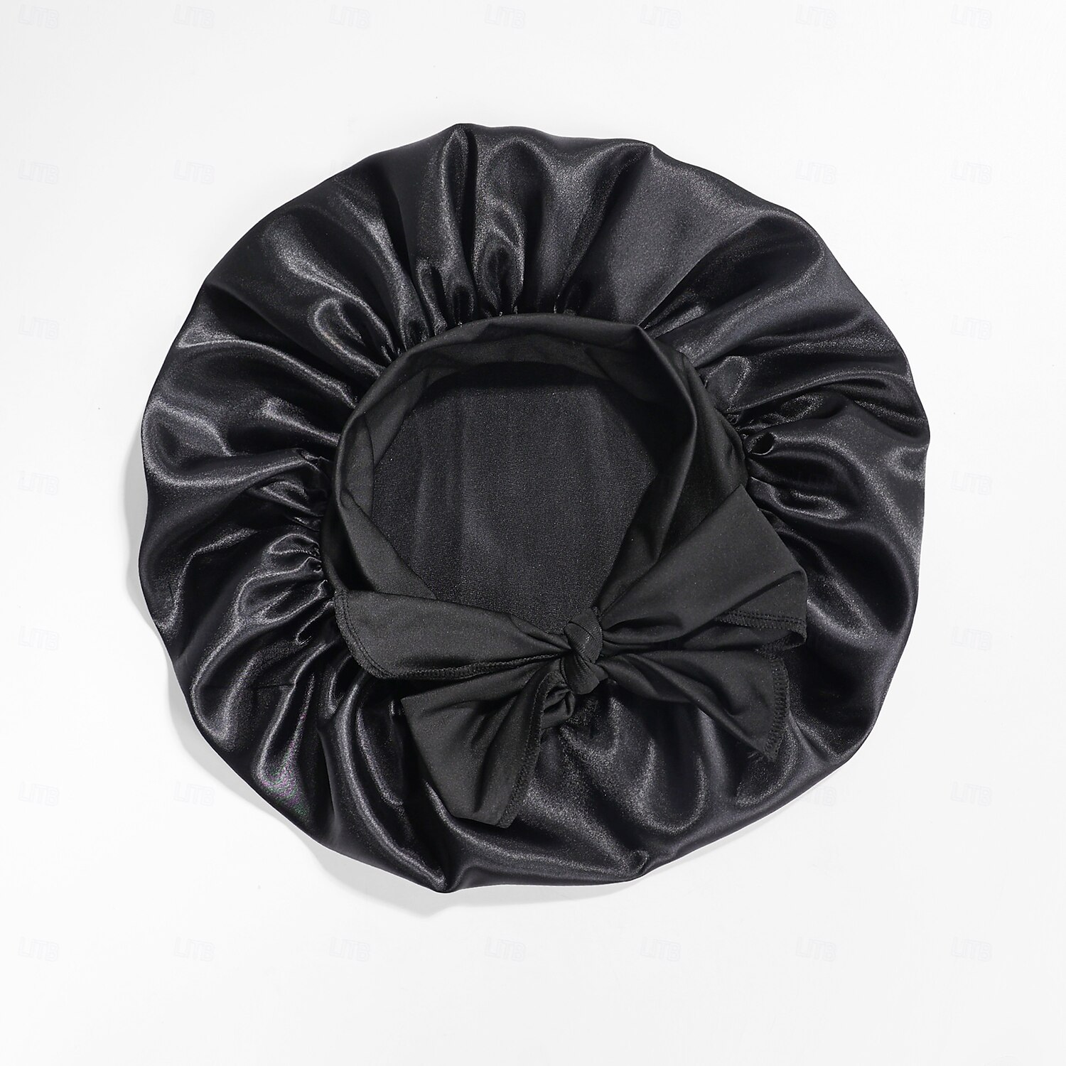 3pcs Eye Mask Hair Band Shower Cap Combo Satin Simulated Silk Elastic Flutter Band Round Cap Shower Cap Bow Shower Cap Anti Fall Sleep Cap Hair Care Cap 2025 - $12.49 –P7