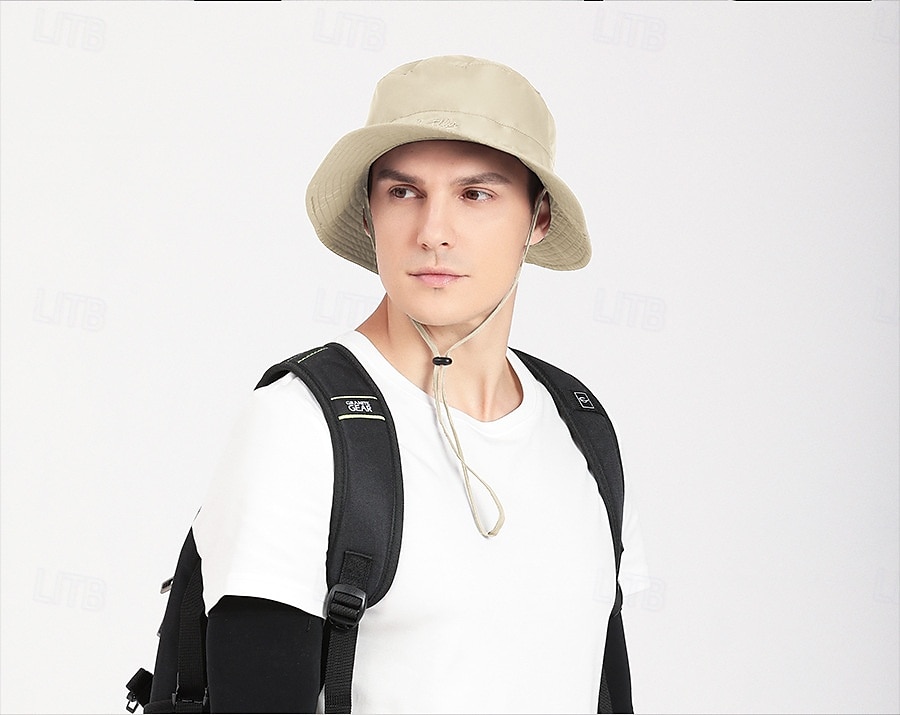 UPF50+ Fällbar bucket hat snabbtorkande lätt utomhushatt solhatt klättring fiske hatt 2025 - $19.99 –P2