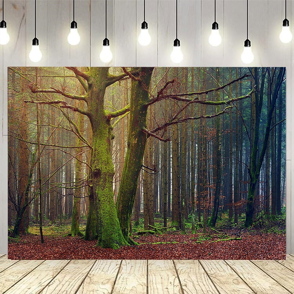 skog växt landskap hängande gobeläng väggkonst stor gobeläng väggmålning dekor fotografi bakgrund filt gardin hem sovrum vardagsrum dekoration 2025 - $13.99 –P3