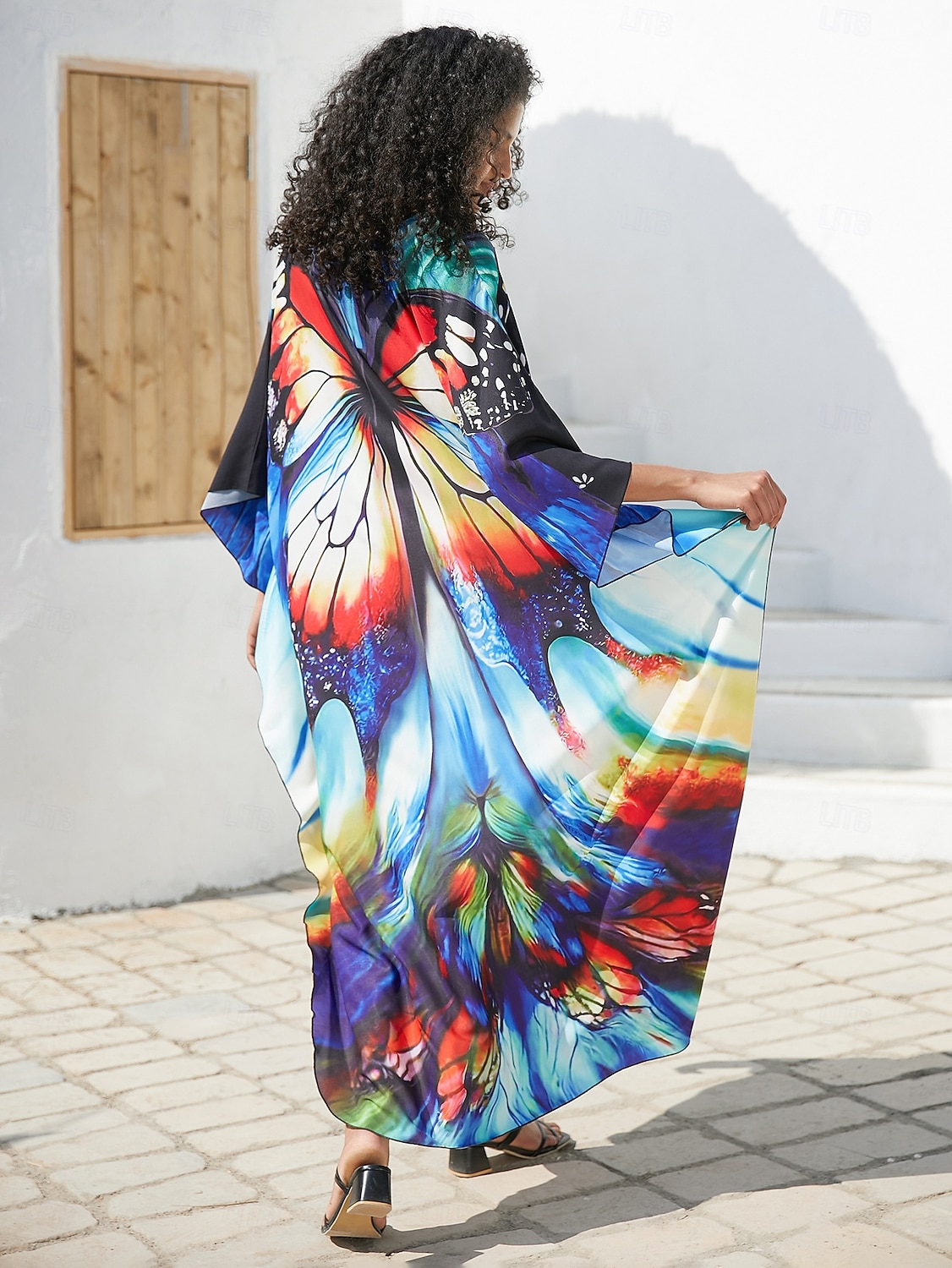 Halloween Kjoler Kaftan Stolthet Regnbue Fritid Voksne Dame Halloween Karneval Pride-parade Pride måned Enkle Halloween-kostymer Kle deg opp 2025 - $37.99 –P18