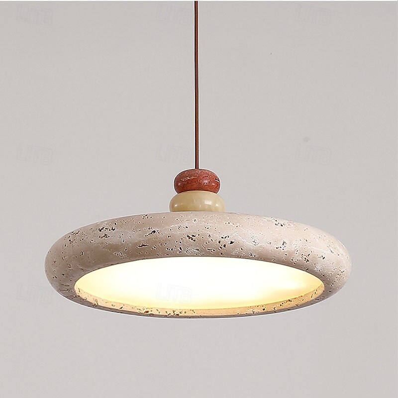 Lampadari a sospensione a LED bianco caldo/bianco, 1 luce, stile giapponese wabi sabi, per hall di hotel, illuminazione creativa, lampada da soffitto per balcone, sala ristorante, 100-265 V. del 2025 a $116.99 –P7