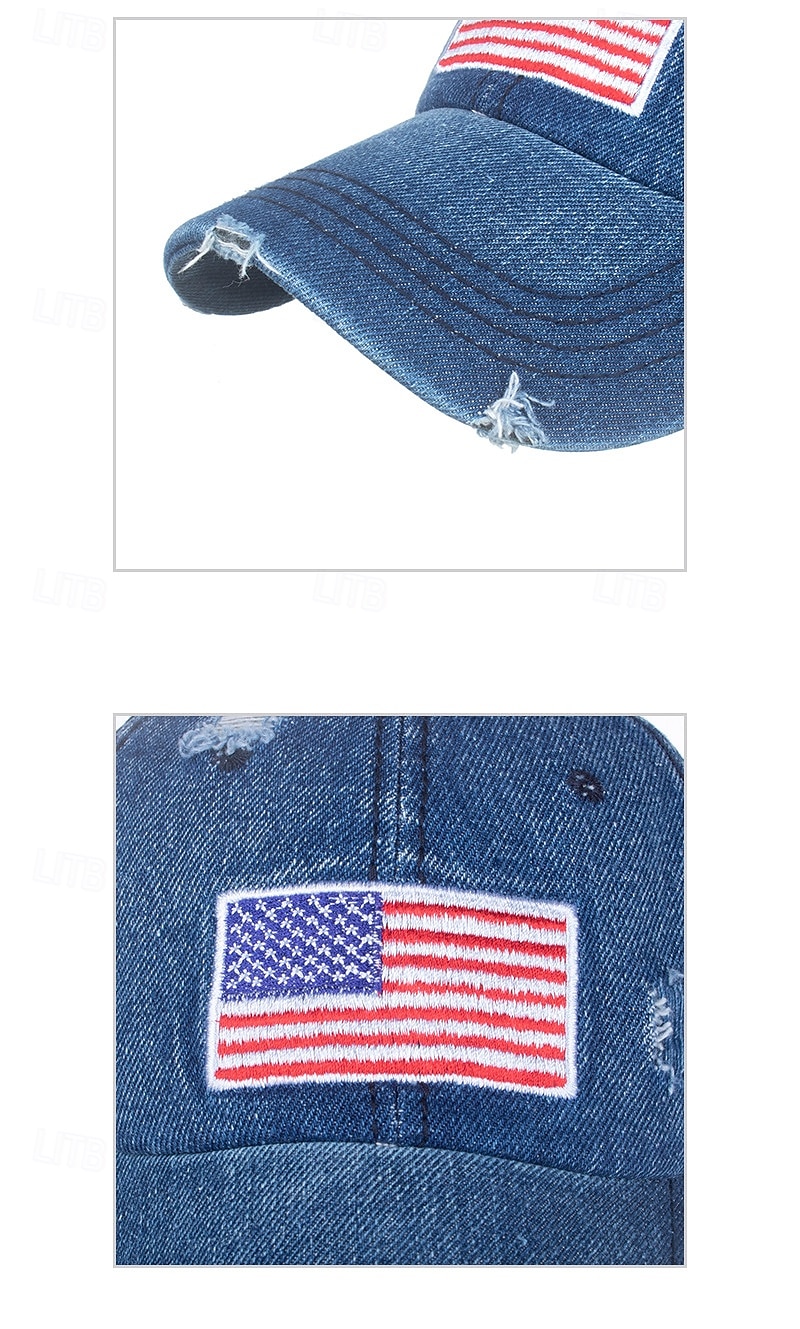 250-jähriges Jubiläum USA Hut USA Flagge Lässig Erwachsene Herren Damen Fünfhundertjahrfeier Maskerade Unabhängigkeitstag / 4. Juli Lässig Festival Einfache Halloween-Kostüme Verkleiden 2026 - $17.49 –P11