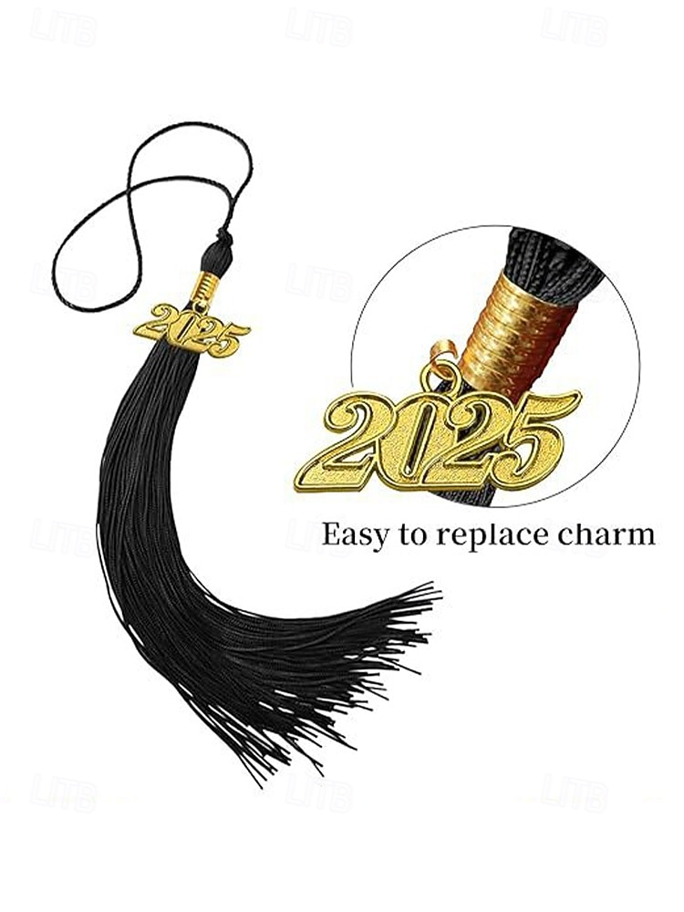 Class of 2025 Graduation Cap with Tassel and Year Charm – Unisex Matte Finish Mortarboard Hat for High School and College Ceremony, Multiple Colors 2026 - $11.99 –P7