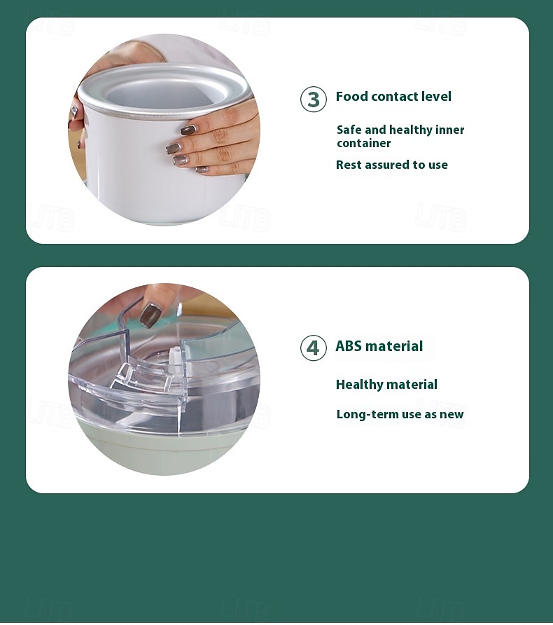 Ice Cream Maker Portable Restaurant Make Delicious Ice Cream Sorbet and Frozen Yoghurt 2025 - $378.39 –P7