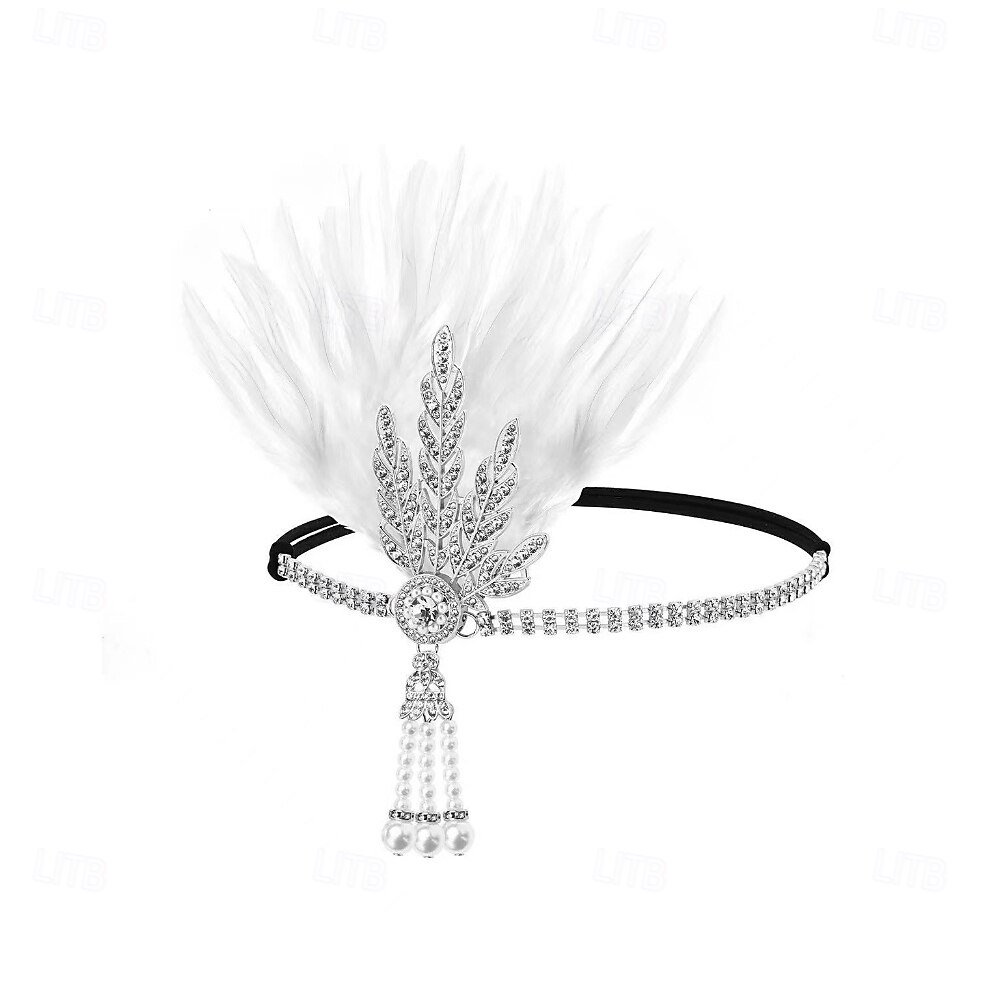 Jaren 1920 Gatsby Jaren ‘20 flapper hoofdband Normaal Retro Sprankelende glitter Kristal / Bergkristal Kostuum Dames Carnaval Maskerade Evenement / Feest Maskerade Festival Volwassenen Hoofddeksels 2026 - $15.99 –P8
