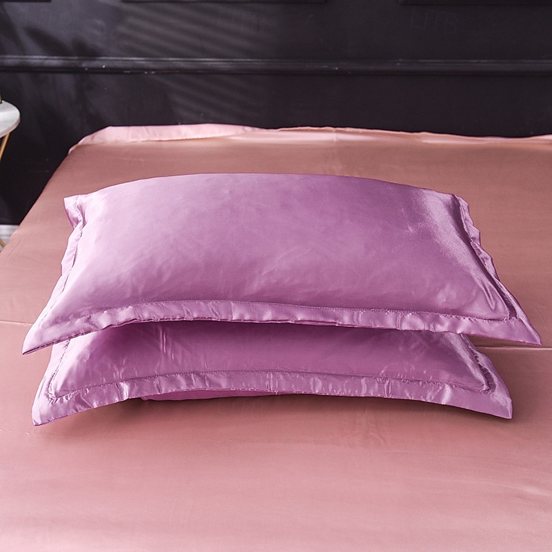 Washed Silk Pillowcase Single Satin Imitation Silk Pillowcase 2025 - $13.99 –P12