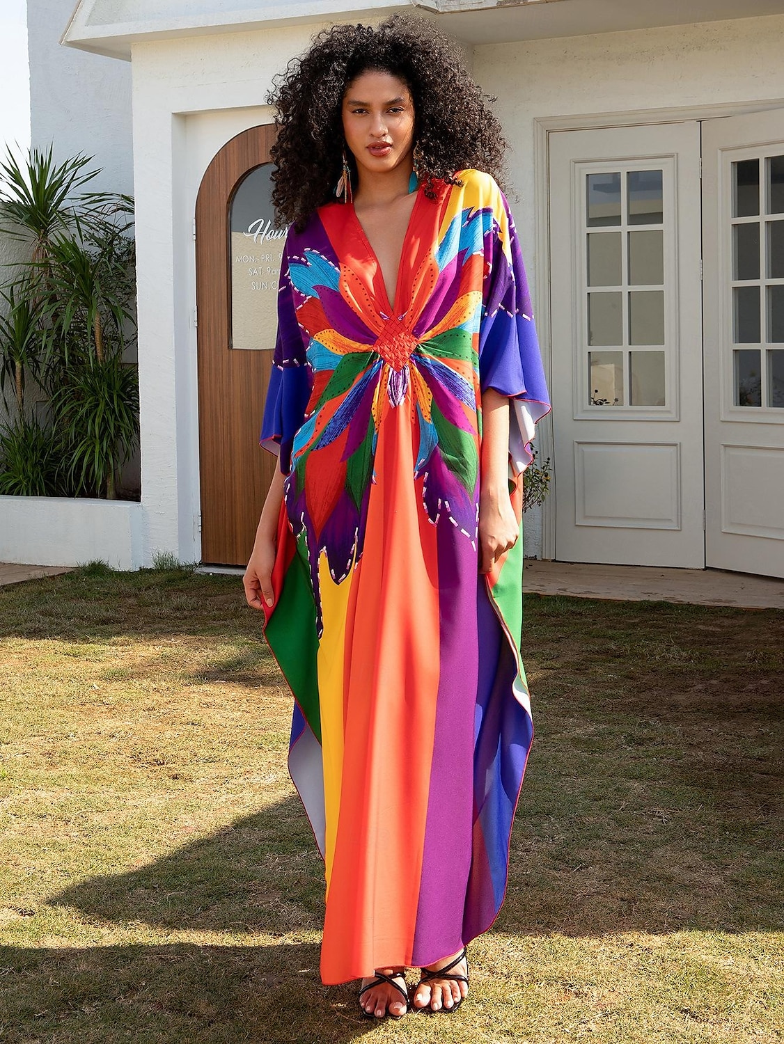 Halloween Kjoler Kaftan Stolthet Regnbue Fritid Voksne Dame Halloween Karneval Pride-parade Pride måned Enkle Halloween-kostymer Kle deg opp 2025 - $37.99 –P22