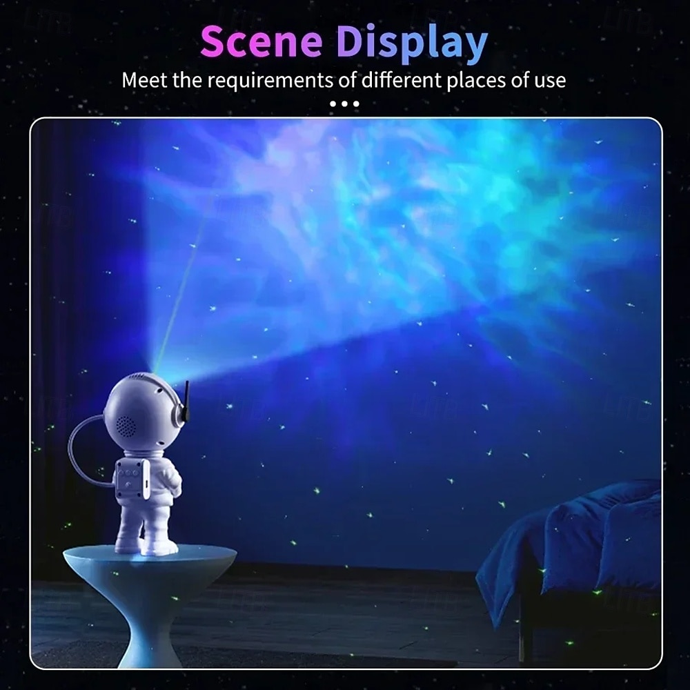 Galaxy Star Astronaut Projector LED Night Light Nebula Ceiling Lamp for Bedroom Decoration & Kids Gift 2025 - $63.99 –P13