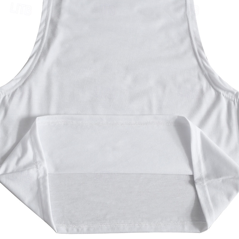 Men's Tank Top Vest Top Undershirt Sleeveless Shirt Sleeveless Crew Neck Summer Print Fashion Designer Basic Classic Vacation Street Going out Black White Pink Top Tee for Men 2025 - $16.99 –P6