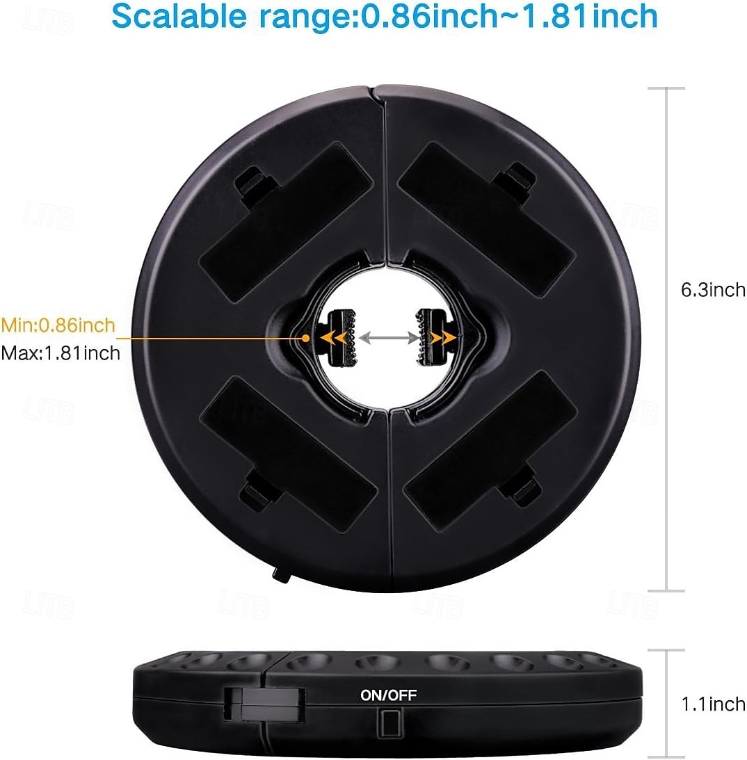 Patio Umbrella Light 3 Brightness Modes Cordless 28 LED Lights-4 x AA Battery Operated,Umbrella Pole Light for Patio Umbrellas,Camping Tents or Indoor Use 2025 - $13.49 –P17