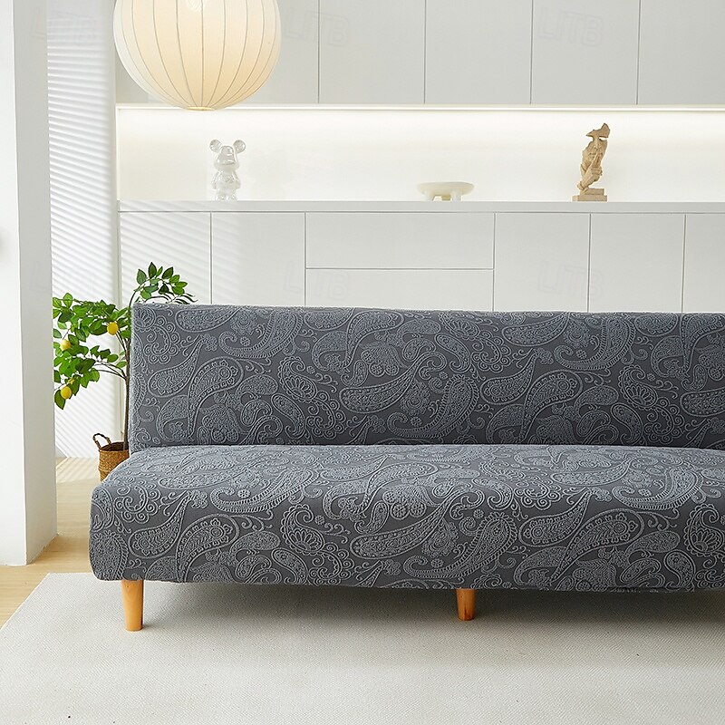 țesătură jacquard husă canapea extensibilă fără brațe huse canapea protector elastic husă bancă 2025 - $33.99 –P13