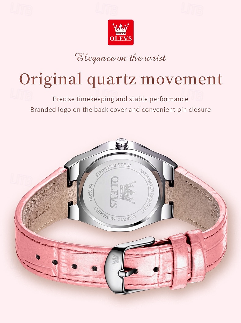 OLEVS 5606 Mother's Day Gift for Women's Watch Luxury Original Quartz Watch Waterproof Luminous Diamond Watch Fashion Elegant 2026 - $31.99 –P7