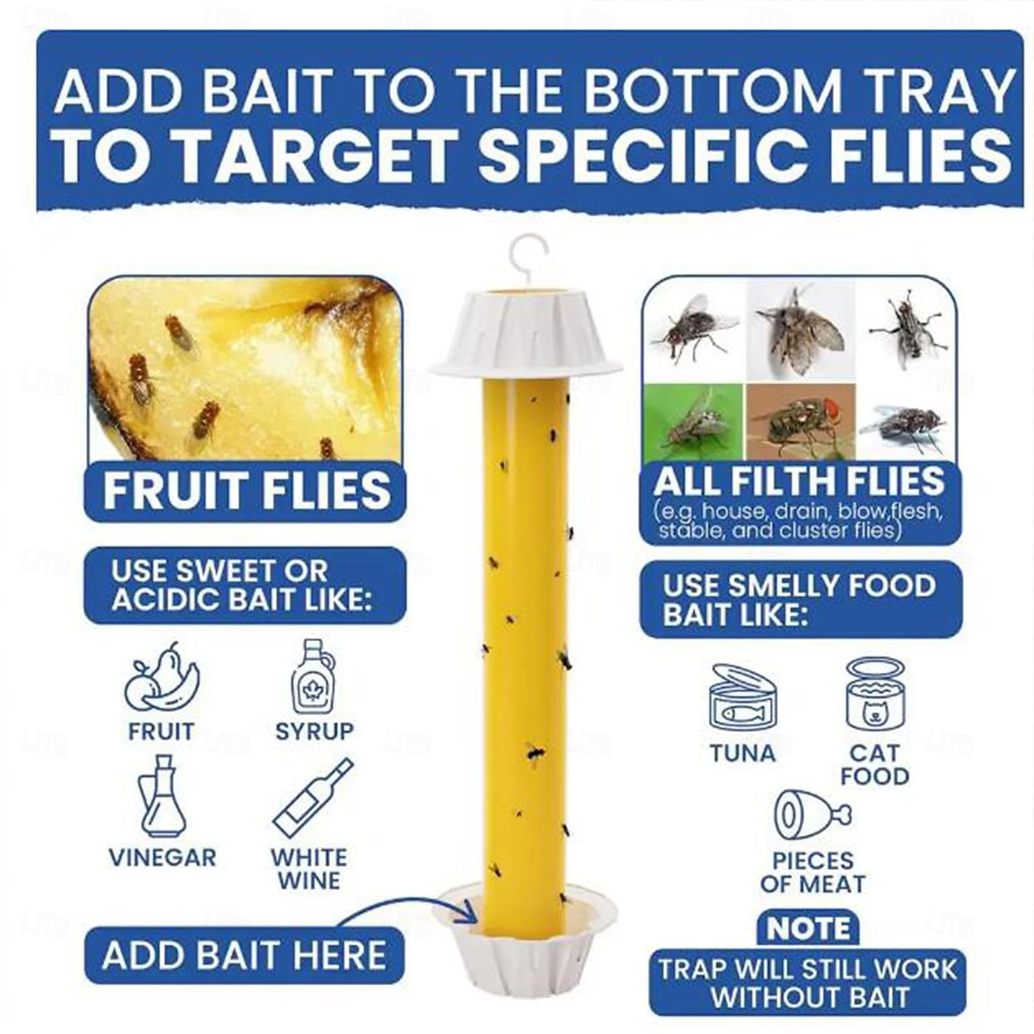 volare  &stick appiccicoso per insetti e zanzare - colla per mosche resistente e atossica per campeggio all'aperto &fattorie del 2025 a $14.99 –P3