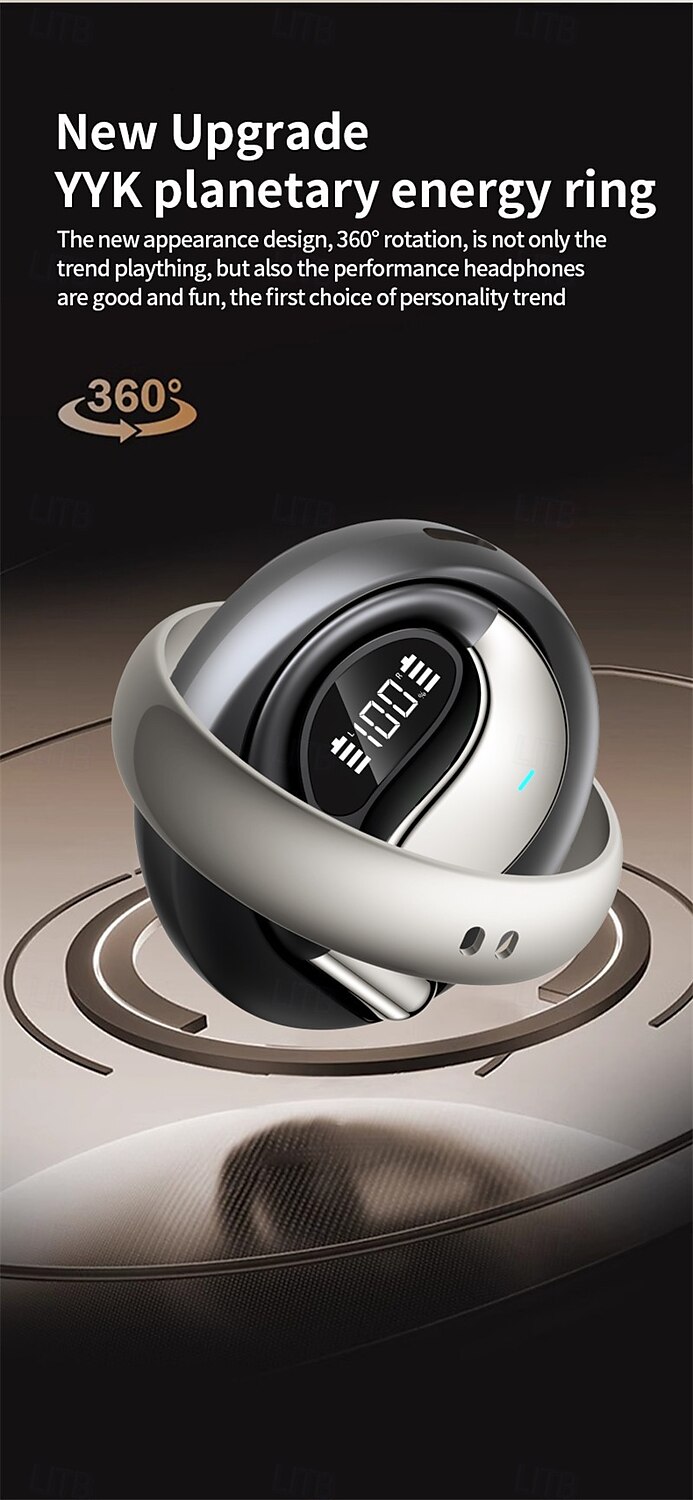 Open Ear Bluetooth Ear Hook Headphones with AI Translation Long Battery Life for Sports and Travel 2025 - €26.9 –P3