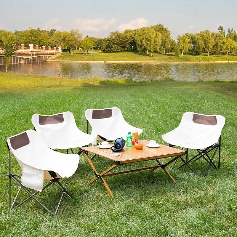 sedia da campeggio pieghevole, sedia portatile da esterno per pesca, escursionismo, picnic, campeggio, spiaggia, prato, concerto, sedia da campeggio compatta ultraleggera con borsa per il trasporto del 2025 a $17.49 –P8
