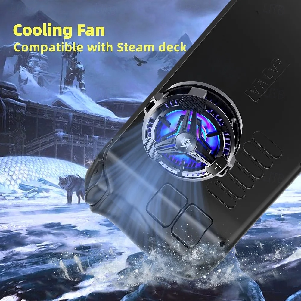 SL10 Mobile Phone Magnetic / Back-Clip 2 in 1 Semiconductor Cooling Radiator with RGB Light for IOS Android PUBG LOL Game Cooler 2026 - $22.99 –P1