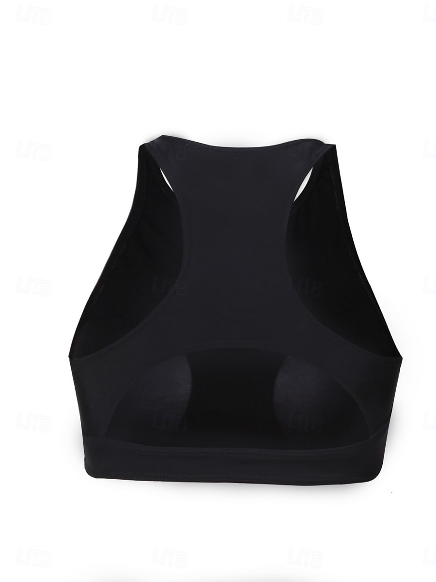 Women's Swimsuits Bikini 2 Piece Briefs Swimsuit Backless Slim Vacation Beach Wear Solid Color Round Neck Sleeveless Bathing Suits 2025 - $16.99 –P6