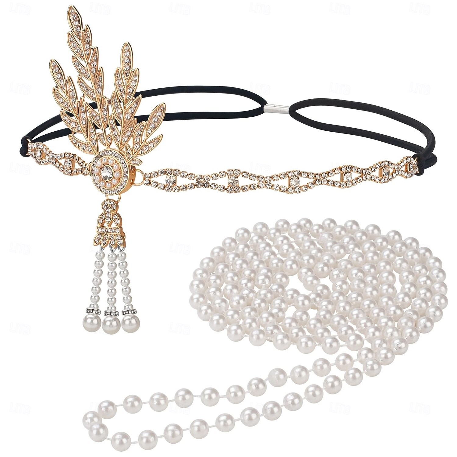 A nagy Gatsby Flapper fejpánt A nagy Gatsby Toll Retro Csillogó glitter Jelmez Női Farsang Valentin nap Álarcos mulatság Party estélyi viselet Álarcos mulatság Fesztivál Felnőttek Nyakláncok Fejfedők 2025 - $15.99 –P4