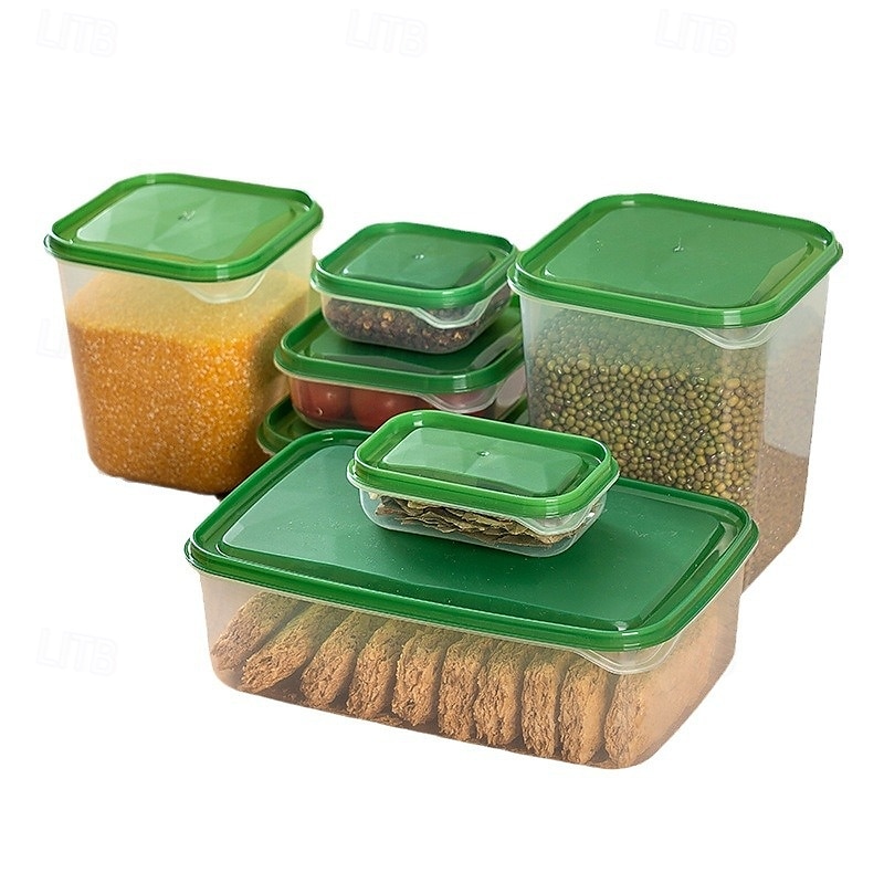 17PCS Food Container Fridge Bins, Leakproof Food Grade Plastic Various Sizes with Lid for Leftover Meals 2025 - $11.99 –P11
