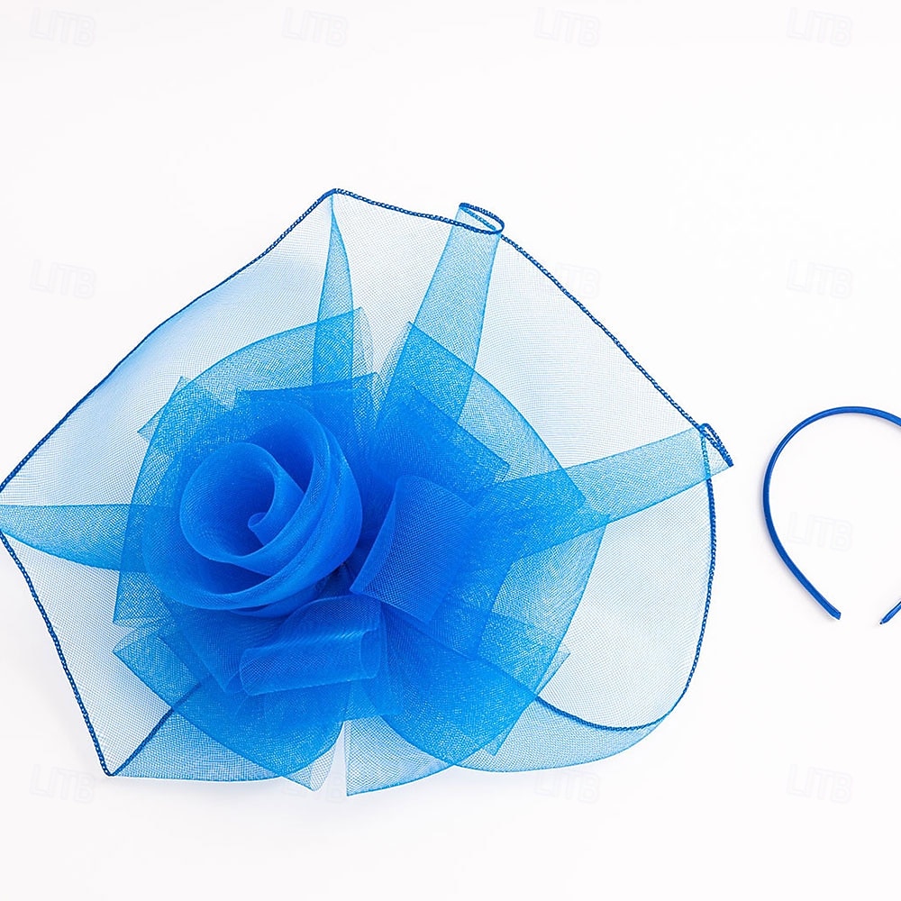 Päähine Tylli Fedora Hattu Häät Syntymäpäivä Iltajuhla Tee-juhla Hevoskilpailu Vintage Suloinen Kukallinen Päähine 2026 - $21.99 –P10