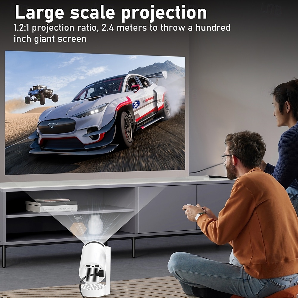 Y3S Home HD Projector Mini Mini Mini Portable WiFi Home Phone Projector Android 13.0 720P (1280  720) 2G16GPre installed YouTube and Netflix WIFI6 2.4/5G dual band WIFI supports Bluetooth and app 2025 - $131.99 –P5