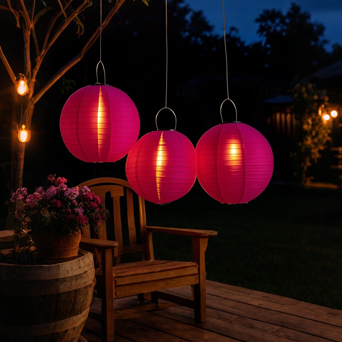 3 stk 0.06 W Pathway Lights & Lanternes Soldrevet Vanntett Dekorativ Varm hvit 2 V Utendørsbelysning Gårdsplass Have 1 LED perler 2025 - $37.99 –P17