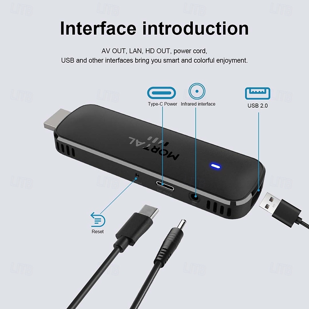 Android 14 Smart TV Stick 4K HDR10 Voice Remote Dual Band WiFi Bluetooth H313 Streaming Media Player 2025 - $63.99 –P1