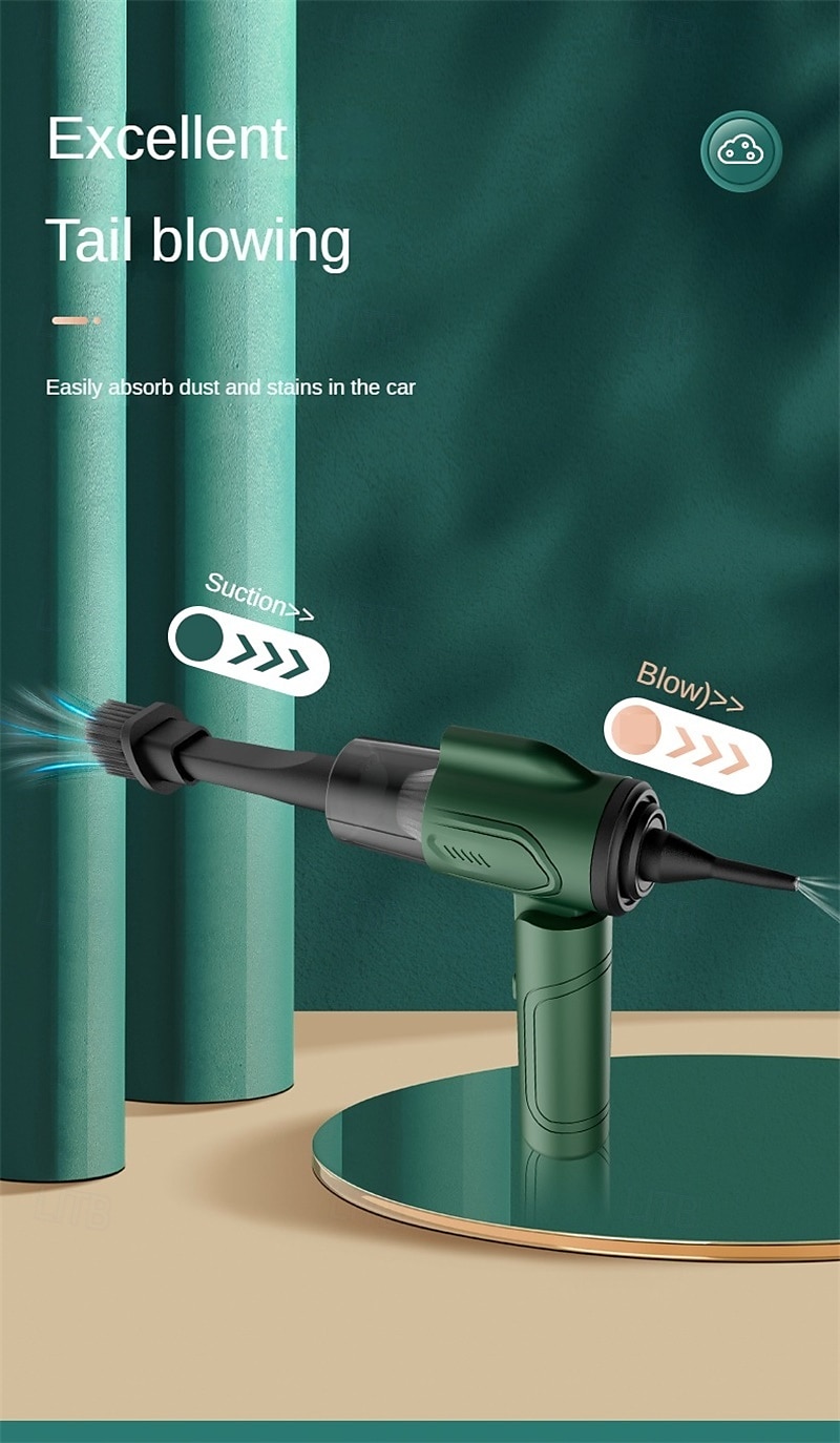Multifunctional Cordless Vacuum Cleaner Strong Suction Foldable Portable Handheld Rechargeable Car Home Vacuum With Charging Dock 2025 - $31.99 –P4