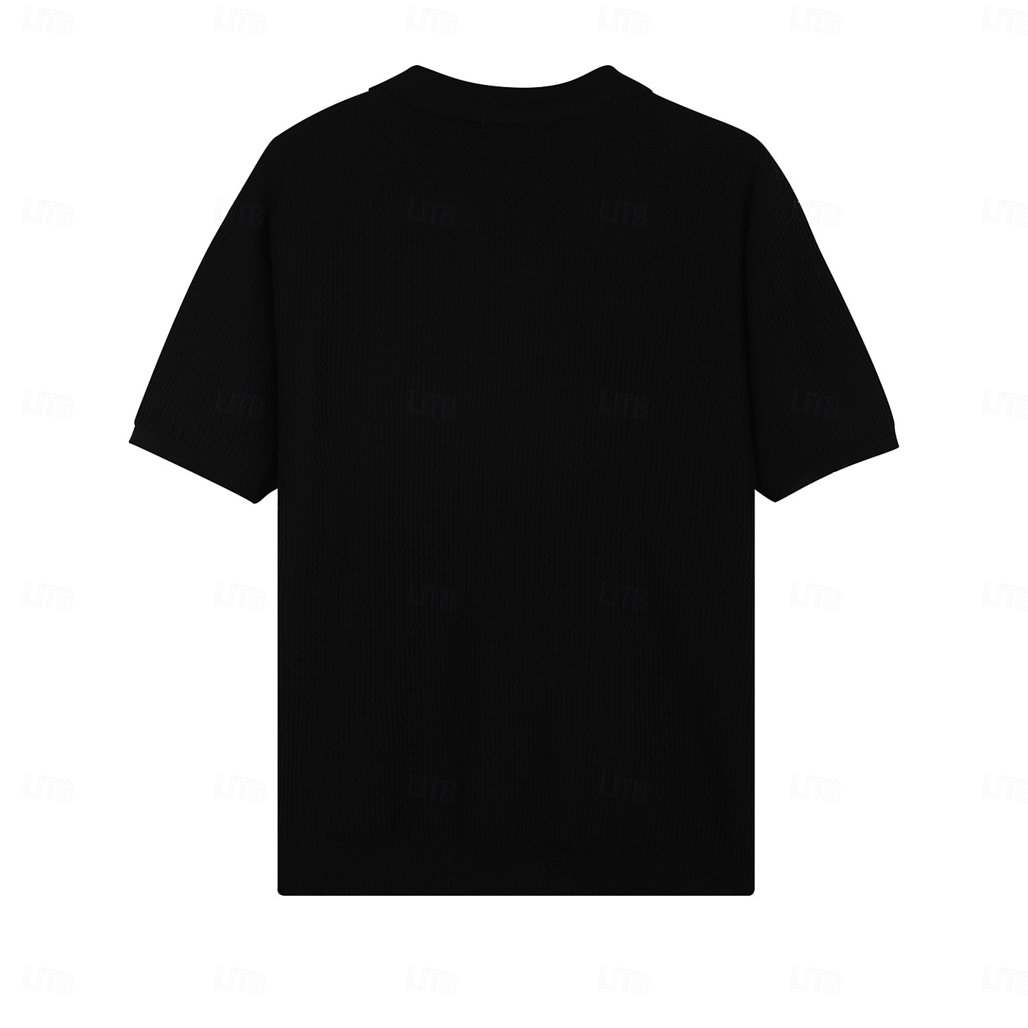 Herren Polo Strick-Polopullover Geschäft Lässig V Ausschnitt Kurzarm Formell Linien / Wellen Neuheit Sommer Ganzjahres Schwarz Weiß Armeegrün Beige Kaffee Polo 2025 - $27.99 –P17