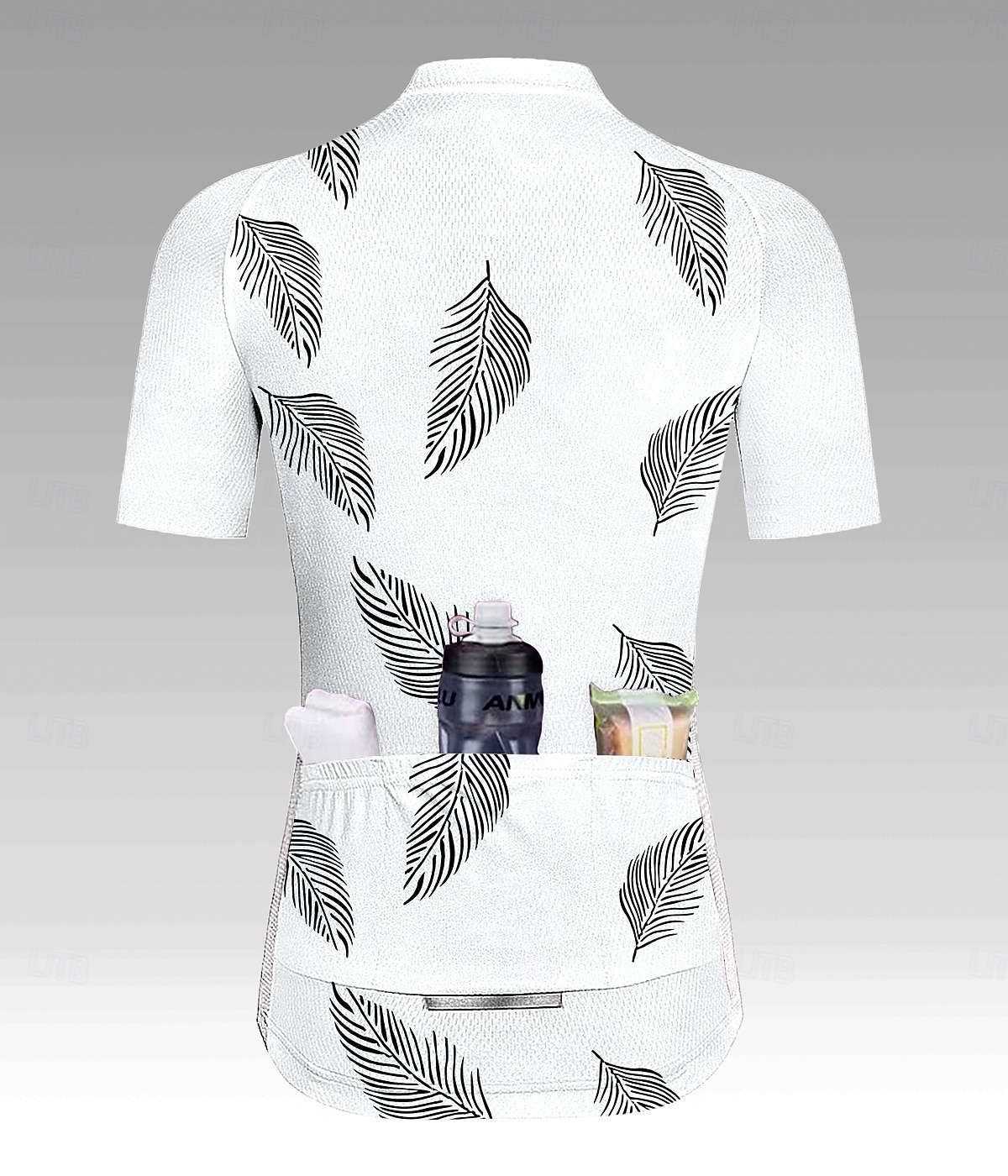 Women's Cycling Jersey Graphic Animal Fur Pattern Short Sleeve Bike Jersey Top with 3 Rear Pockets Sunscreen UV Resistant Quick Dry Reflective Strips Sports White Clothing Apparel 2025 - $30.99 –P2
