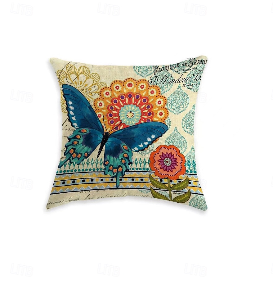Bloem Pastorale Decoratieve Toss Kussens Cover 1PC Zacht Vierkant Bank Kussen Case Kussensloop voor Slaapkamer Woonkamer Sofa Stoel 2025 - $12.99 –P3