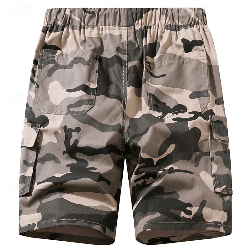 Per uomo Pantaloncini cargo Pantaloncini mimetici Shorts Pantaloncini Estivi Coulisse Elastico in vita Multi-tasche Semplice Mimetico Comodità Indossabile Lunghezza al ginocchio All'aperto Sport del 2025 a $18.99 –P2