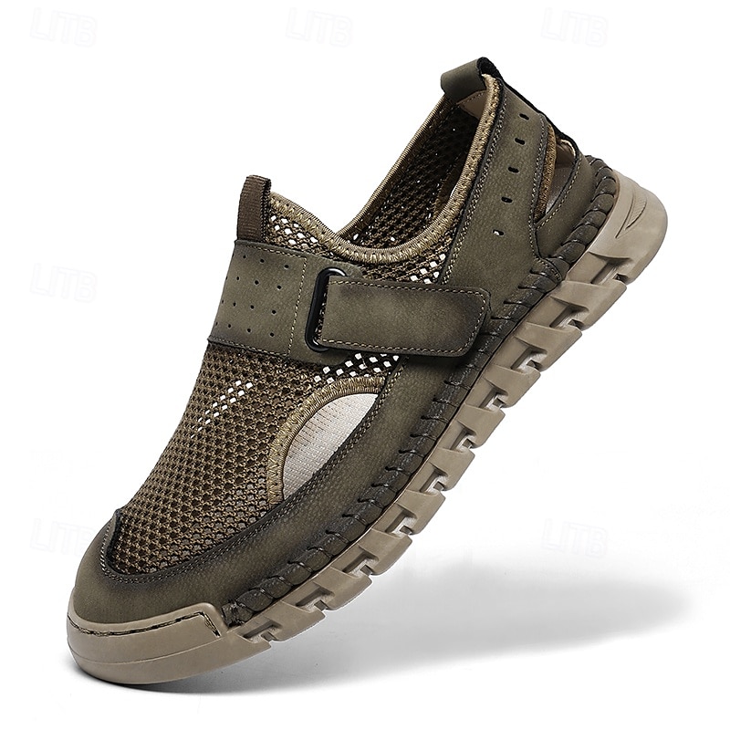 סנדלי גברים - עיצוב רשת נושם, סגנון נינוח לנסיעות יומיות והרפתקאות חוצות קלות 2025 - $46.99 –P4