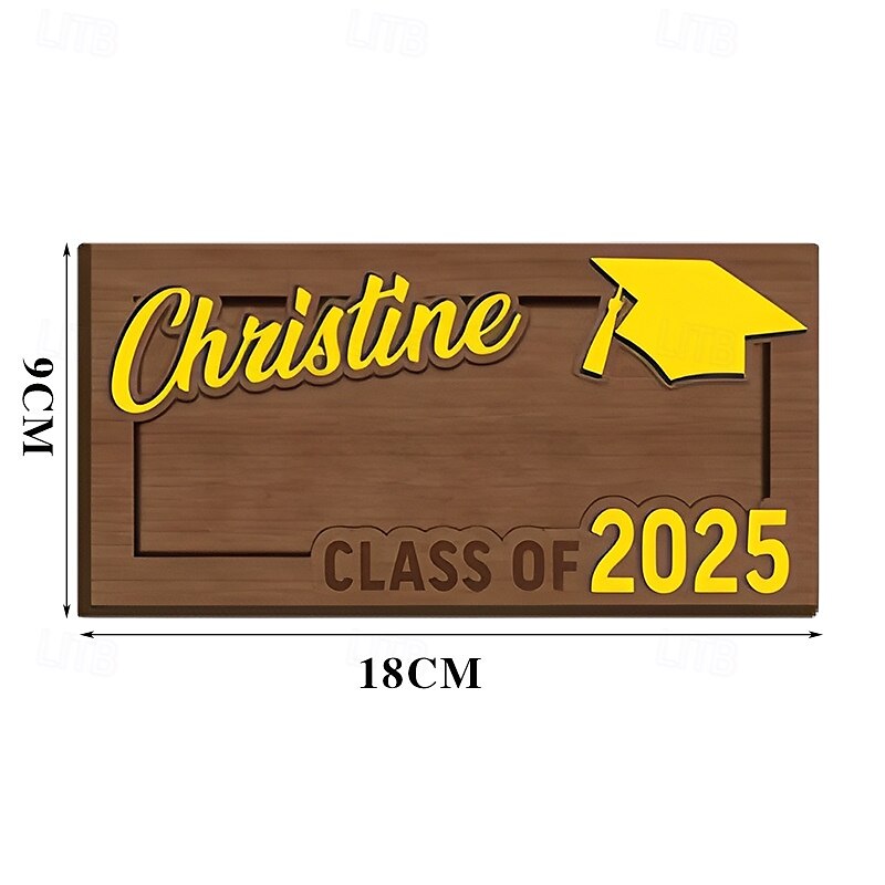 regali di laurea 2025 porta soldi in legno porta soldi laurea busta per contanti per classe del 2025 laureati universitari senior del 2025 a $12.99 –P7