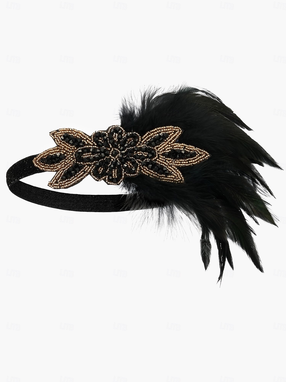 1920s The Great Gatsby Flapper Headband The Great Gatsby Feather Retro Sparkling Glitter Crystal / Rhinestone Women's Carnival Valentine's Day Masquerade Party Evening Wear Masquerade Festival Adults' 2025 - $21.99 –P5